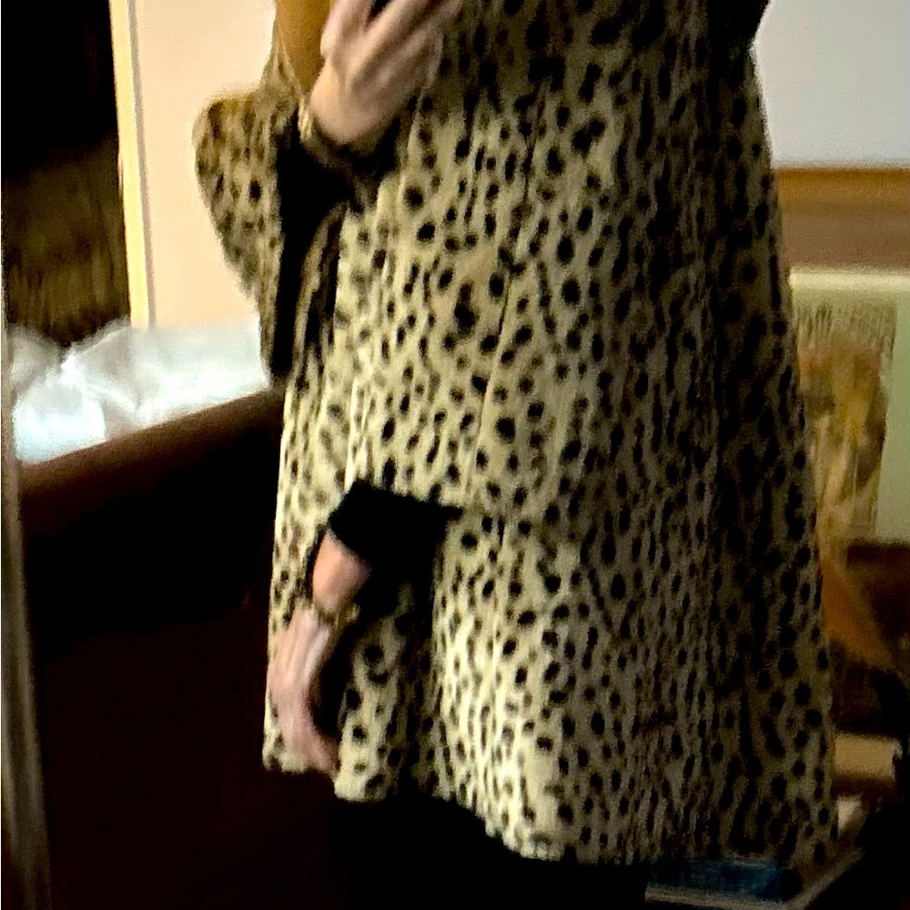Leopard Print Women's Coat